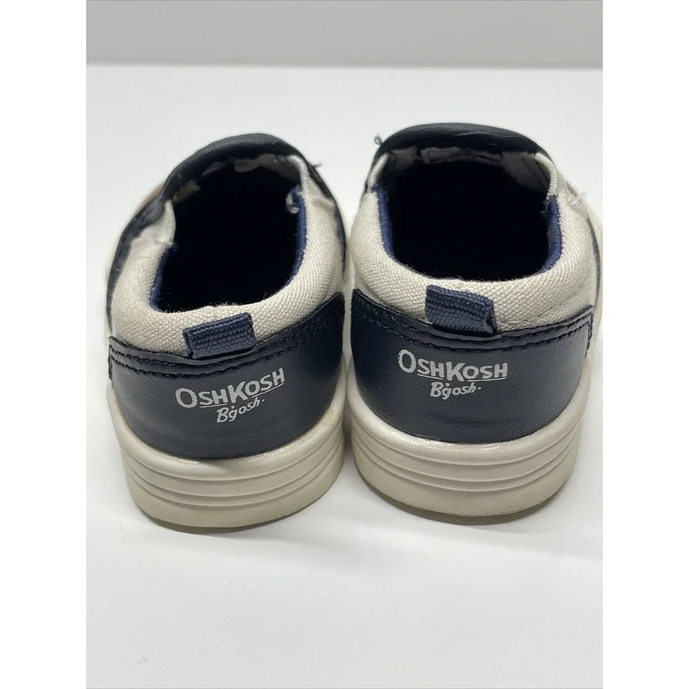 OshKosh B'gosh Brown & Beige Austin‎ Color Block Slip-On Sneaker Toddler Size 3